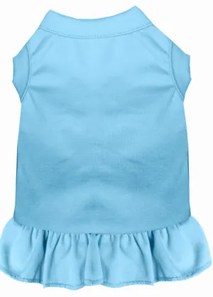 Plain Pet Dress Baby Blue Xs