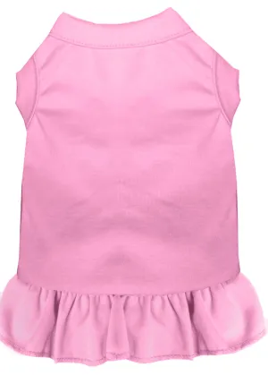 Plain Pet Dress Light Pink 4x