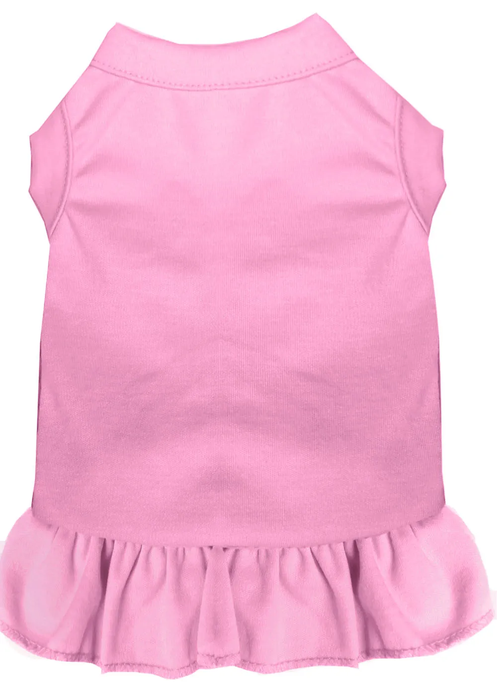 Plain Pet Dress Light Pink 4x
