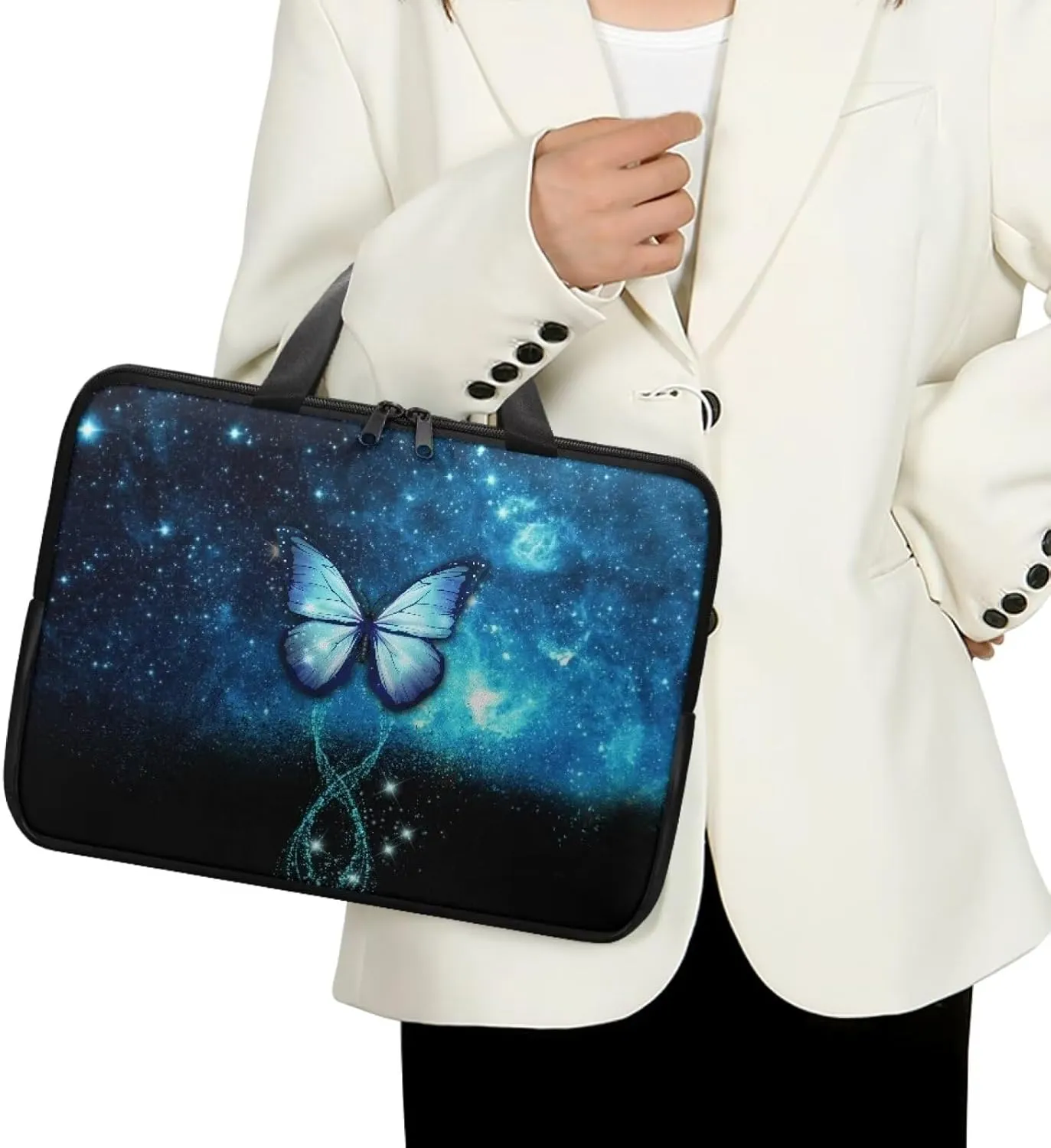 PU Leather Laptop Bag Design for Business Professional Commuter, Protective Sleeve Fits Laptop
