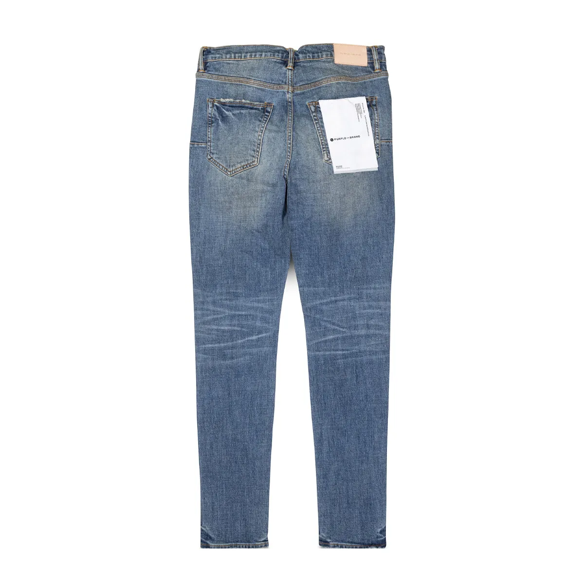 Purple Brand Mens One Year Slim Fit Jeans P005-OYMI423 Mid Indigo