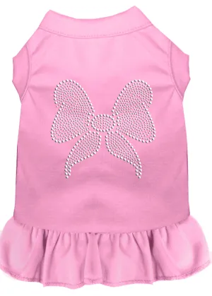 Rhinestone Bow Dress Light Pink 4x