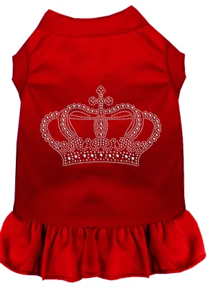 Rhinestone Crown Dress Red 4x