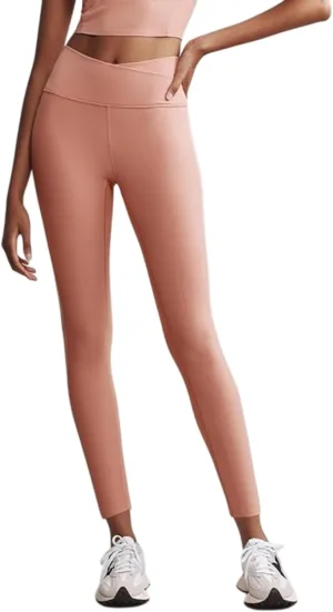 Rhone Women's Leggings with Pocket - Ripple 7/8 Workout Leggings for Women - Ultrasoft Yoga Pants - Breathable, 4-Way Stretch