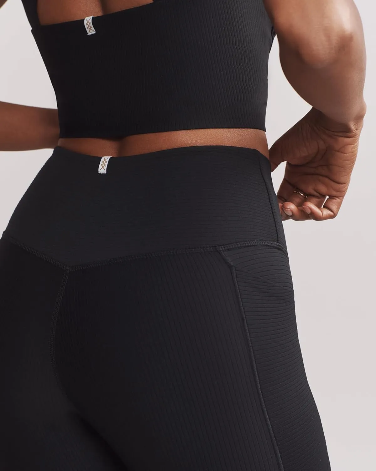 Rhone Women's Leggings with Pocket - Ripple 7/8 Workout Leggings for Women - Ultrasoft Yoga Pants - Breathable, 4-Way Stretch