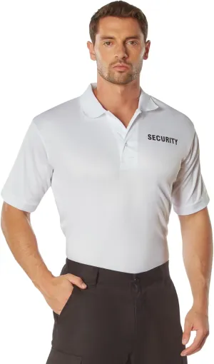 Rothco Moisture Wicking Security Polo Shirt - Stay Cool and Professional On-The-Job