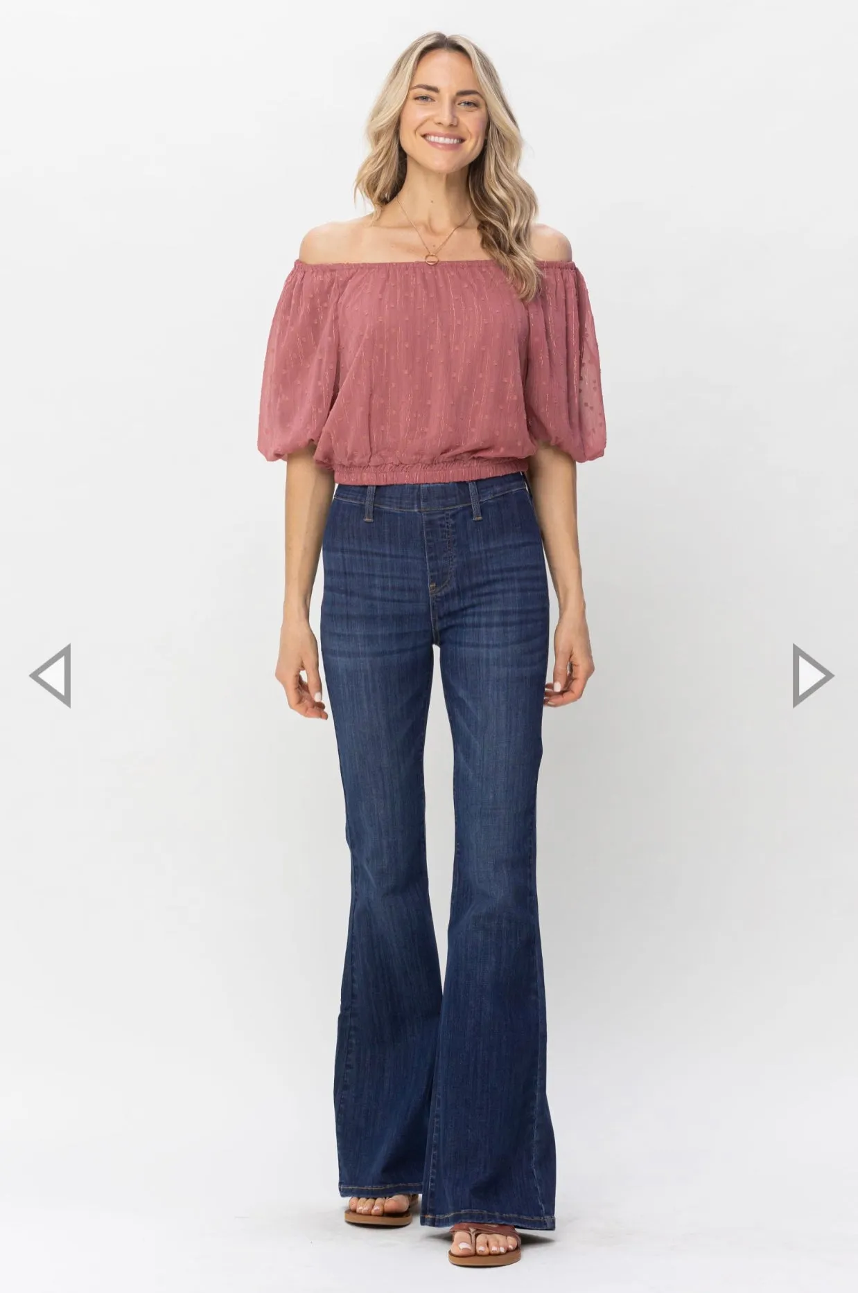 Roxie Plus Judy Blue High Rise Pull On Jeans