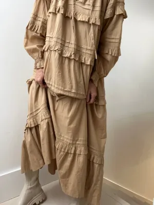 Skall Studio Aster Dress Dark Sand