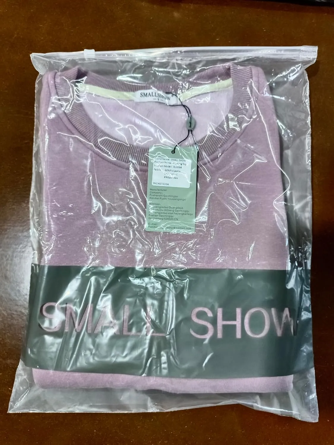 Smallshow Fleece Maternity Nursing Sweatshirt Long Sleeve Breastfeeding Tops