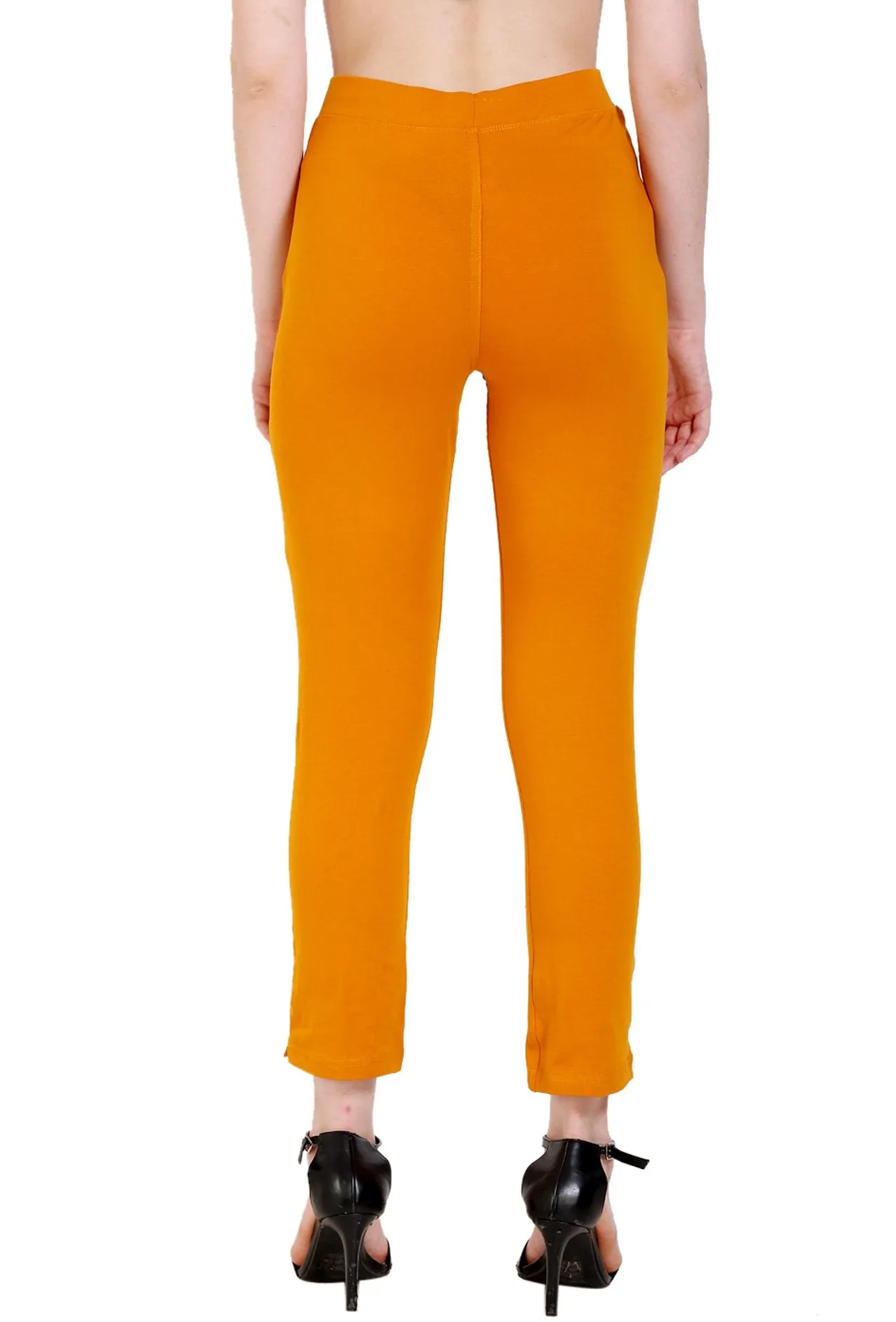 Sona Women's/Girl's International Soft  Cotton Regular Fit Straight Pants/Trouser-Black