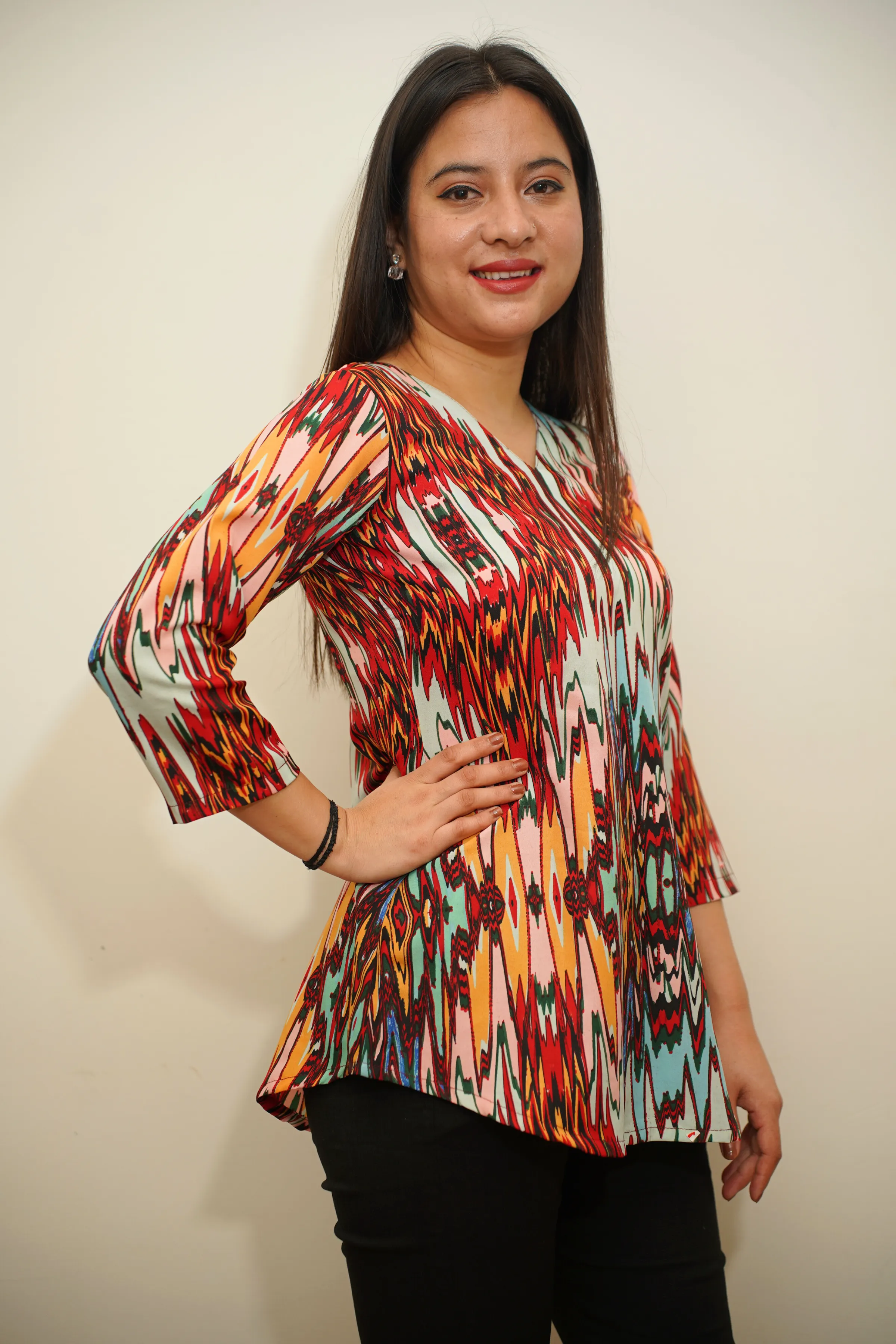 Spring Splash Printed Top