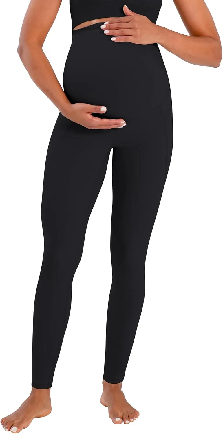 Sunzel Sunzfly Maternity Leggings for Women Over The Belly Buttery Soft Pregnancy Yoga Pants for Spring Summer Workout Lounge