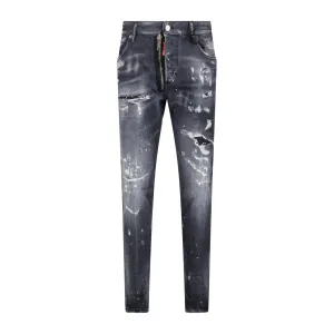 'Super Twinky' Milano Logo Jeans Black