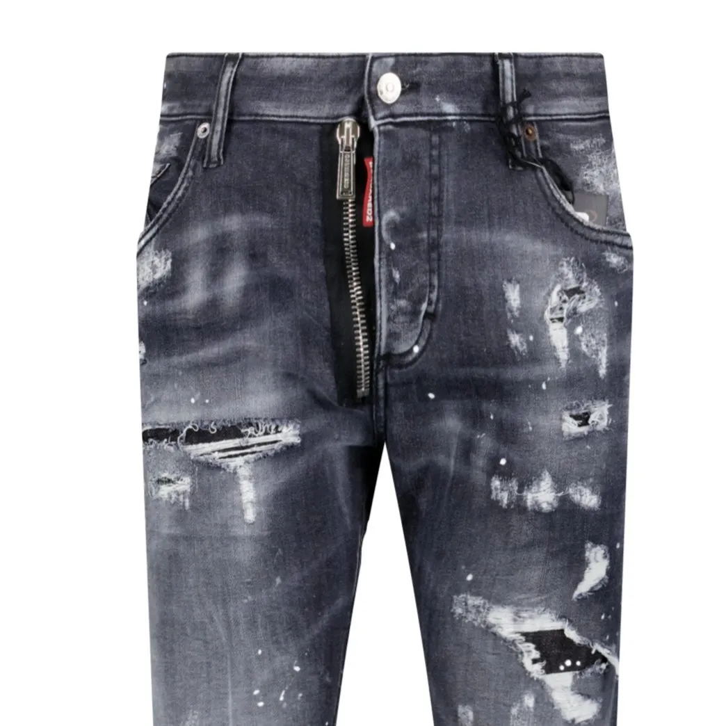 'Super Twinky' Milano Logo Jeans Black