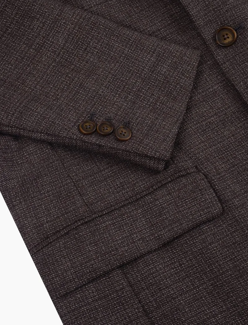 Taupe Saxony Wool Blazer