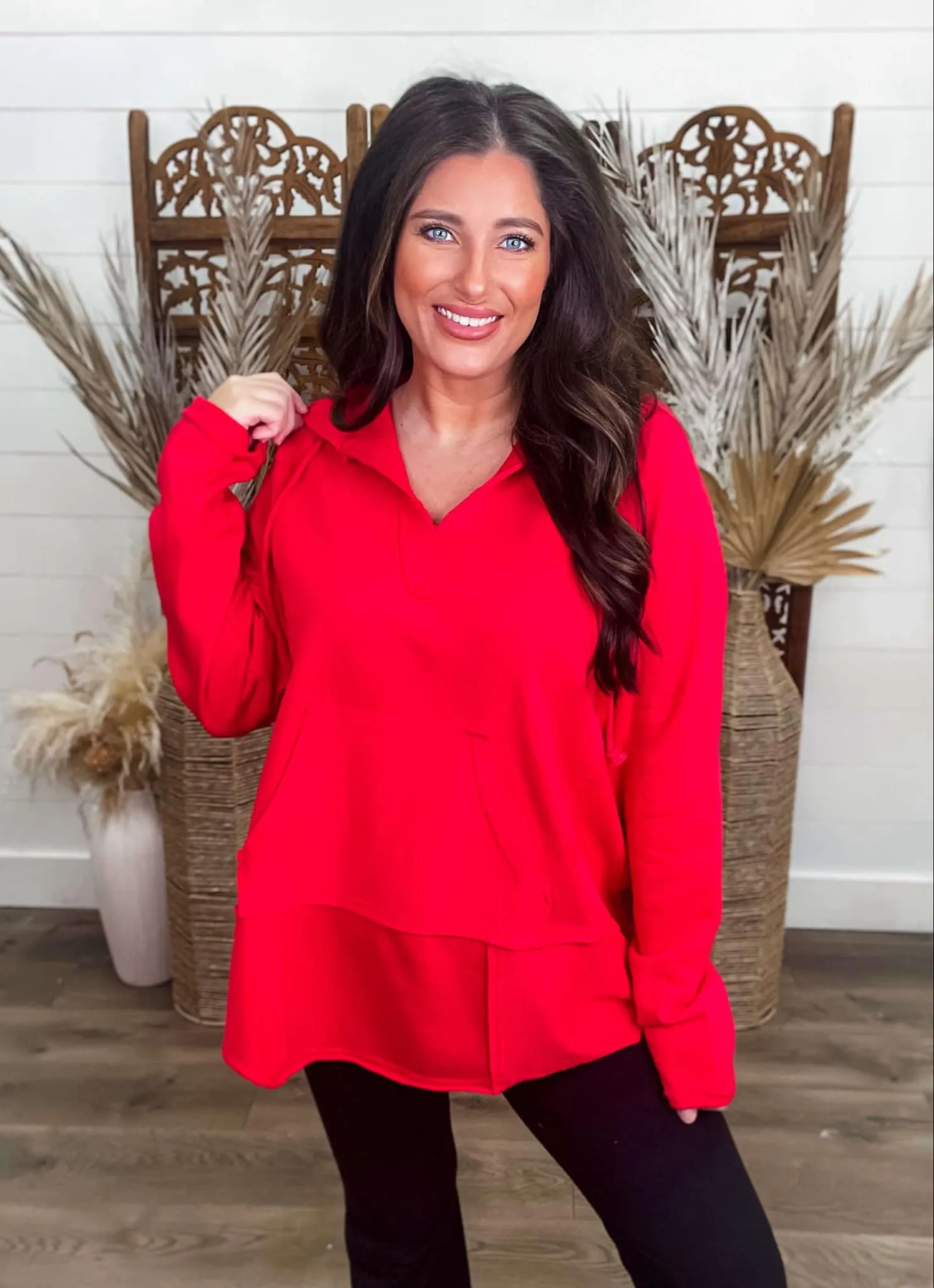 Thought You Should Know Pullover - Red