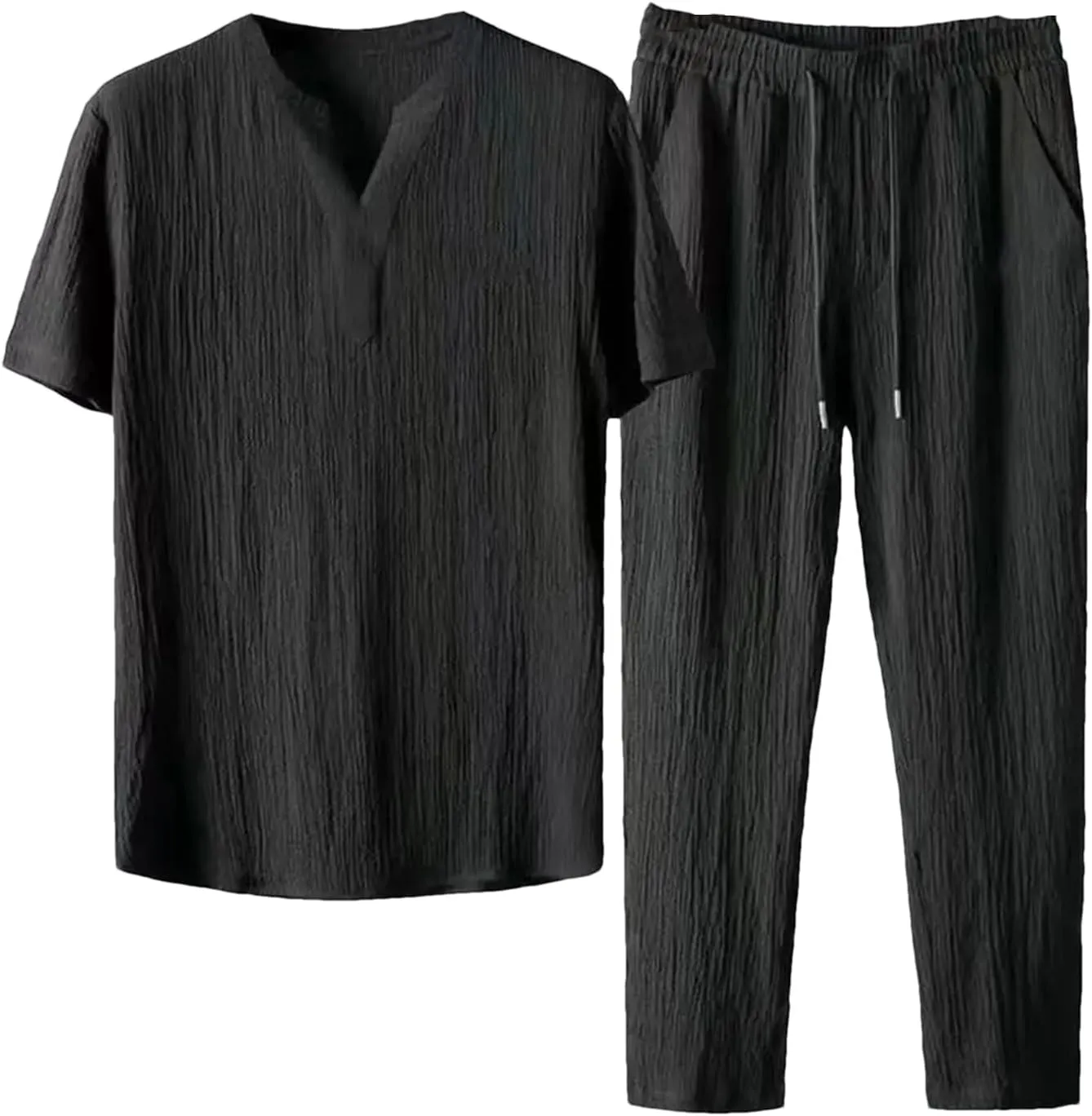 UIOKLMJH T-Shirts   Pants Summer Sportswear For Men's Casual Sets Jogger Stylish Quick-Drying Tracksuits