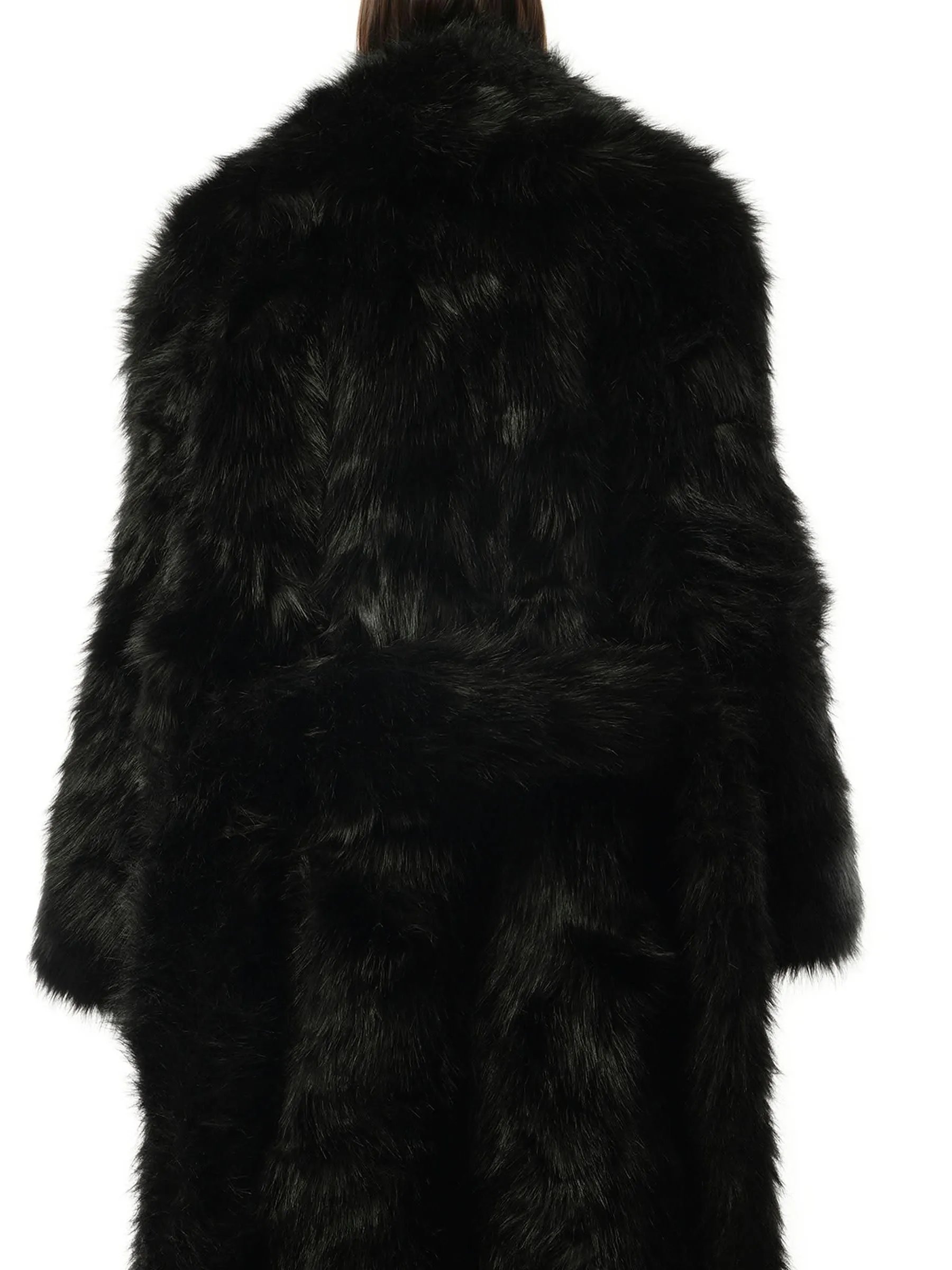 Vast Fur Coat in Black