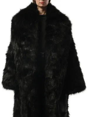 Vast Fur Coat in Black