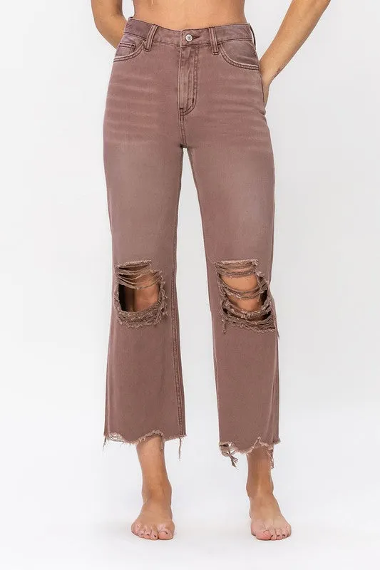 Vervet by Flying Monkey 90's Vintage Crop Flare Jean