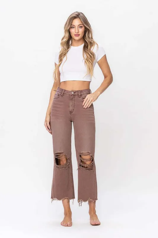 Vervet by Flying Monkey 90's Vintage Crop Flare Jean