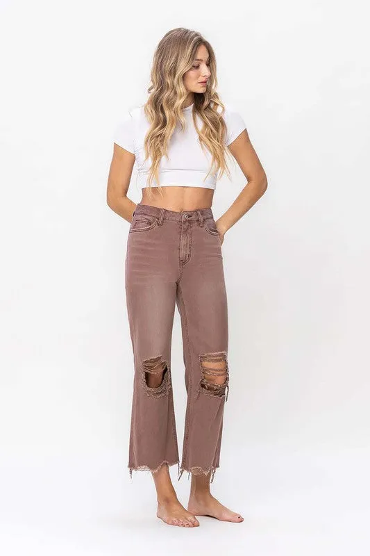 Vervet by Flying Monkey 90's Vintage Crop Flare Jean
