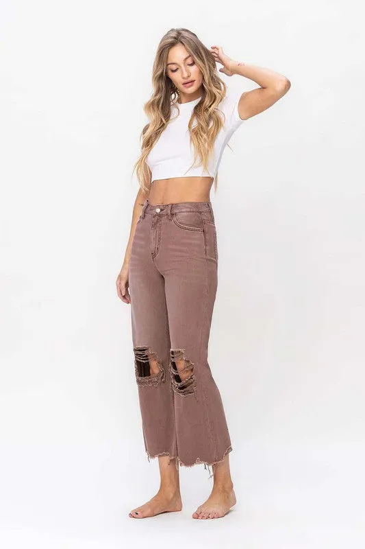 Vervet by Flying Monkey 90's Vintage Crop Flare Jean