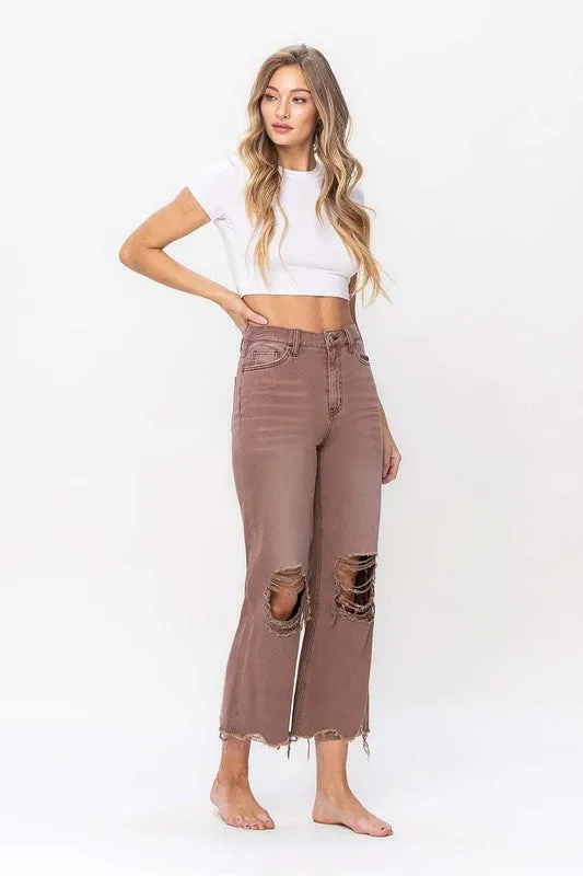 Vervet by Flying Monkey 90's Vintage Crop Flare Jean