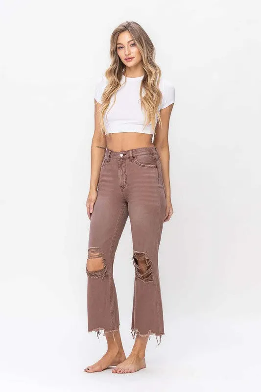 Vervet by Flying Monkey 90's Vintage Crop Flare Jean
