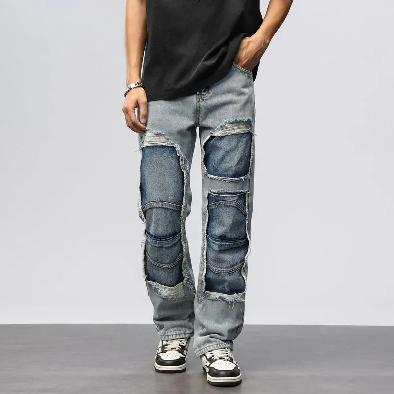 Vieno Patchwork Jeans