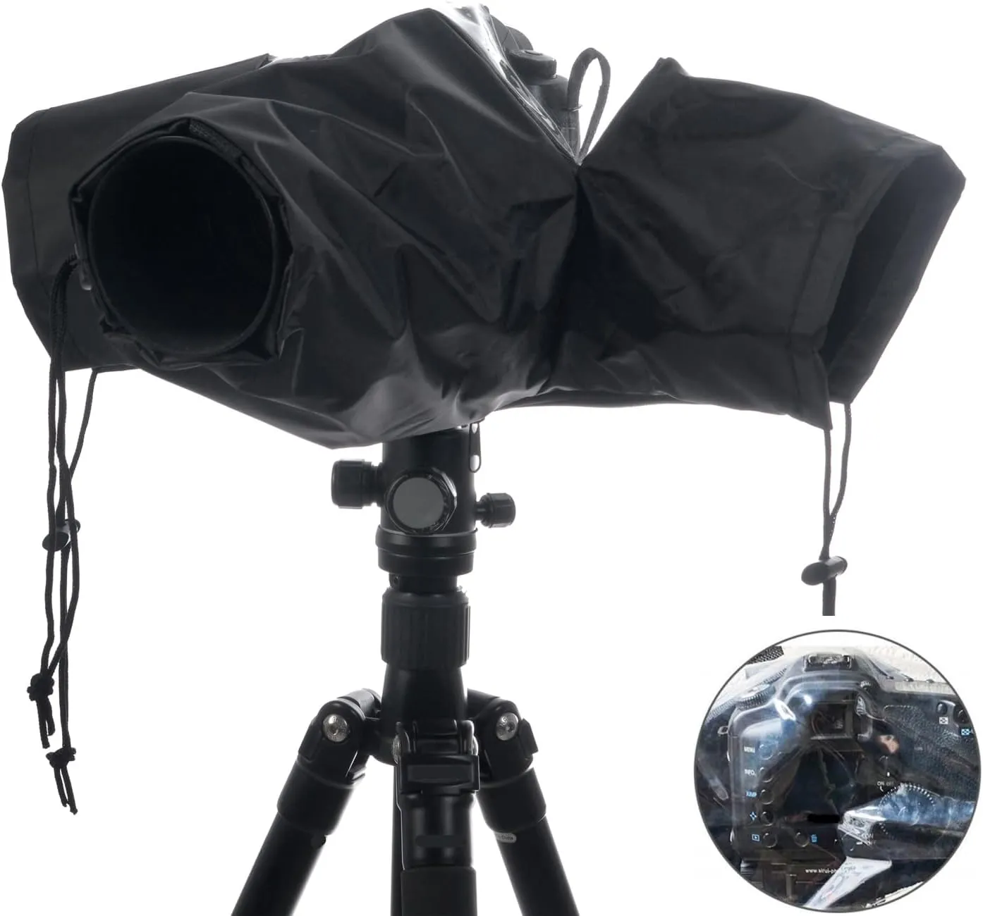 WANBY Camera Rain Cover Professional Waterproof Nylon Sleeves DSLR Camera Rain Cover Protect for Rain Snow Dust Sand