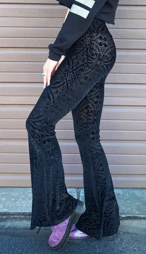 Warrior Within - Midnight Velvet Slim Bell Bottoms