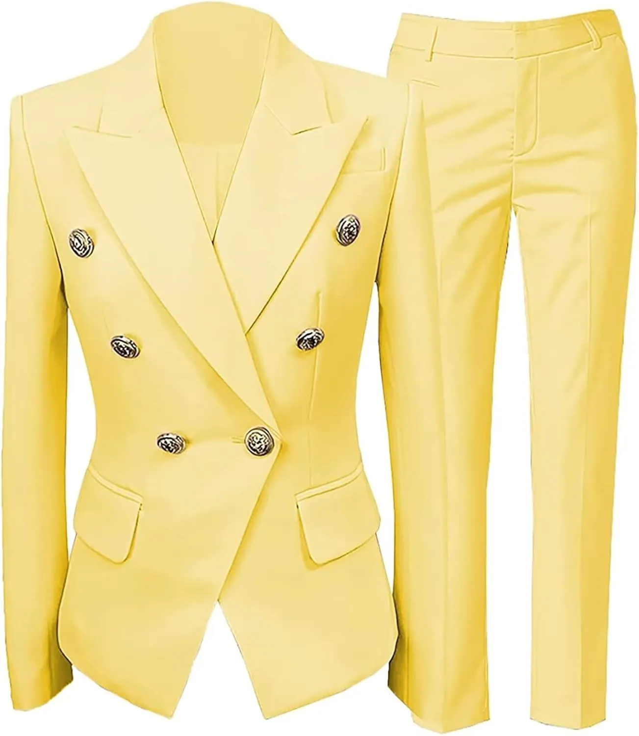 Women Suits 2 Piece Fashion Suits with Blazer Dress for Womens Casual Blazers (Blazer Pants)