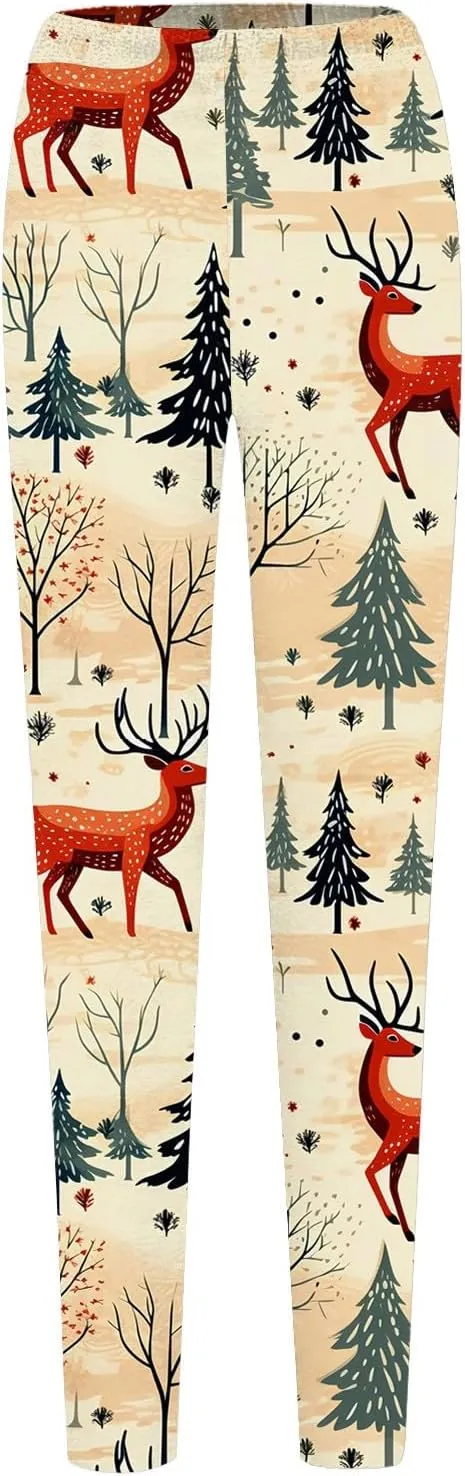 Womens Leggings and Winter Leggings Artistic Splash Printed Soft Stretchy Pants Winter Leggings for Women Plus Size