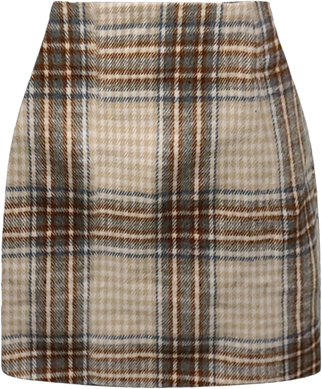 XOWRTE Women's Skirt Autumn Women's Skirt Flared A Line Pleated Skirts Intage Elegant Bodycon Pencil Dance Skirts