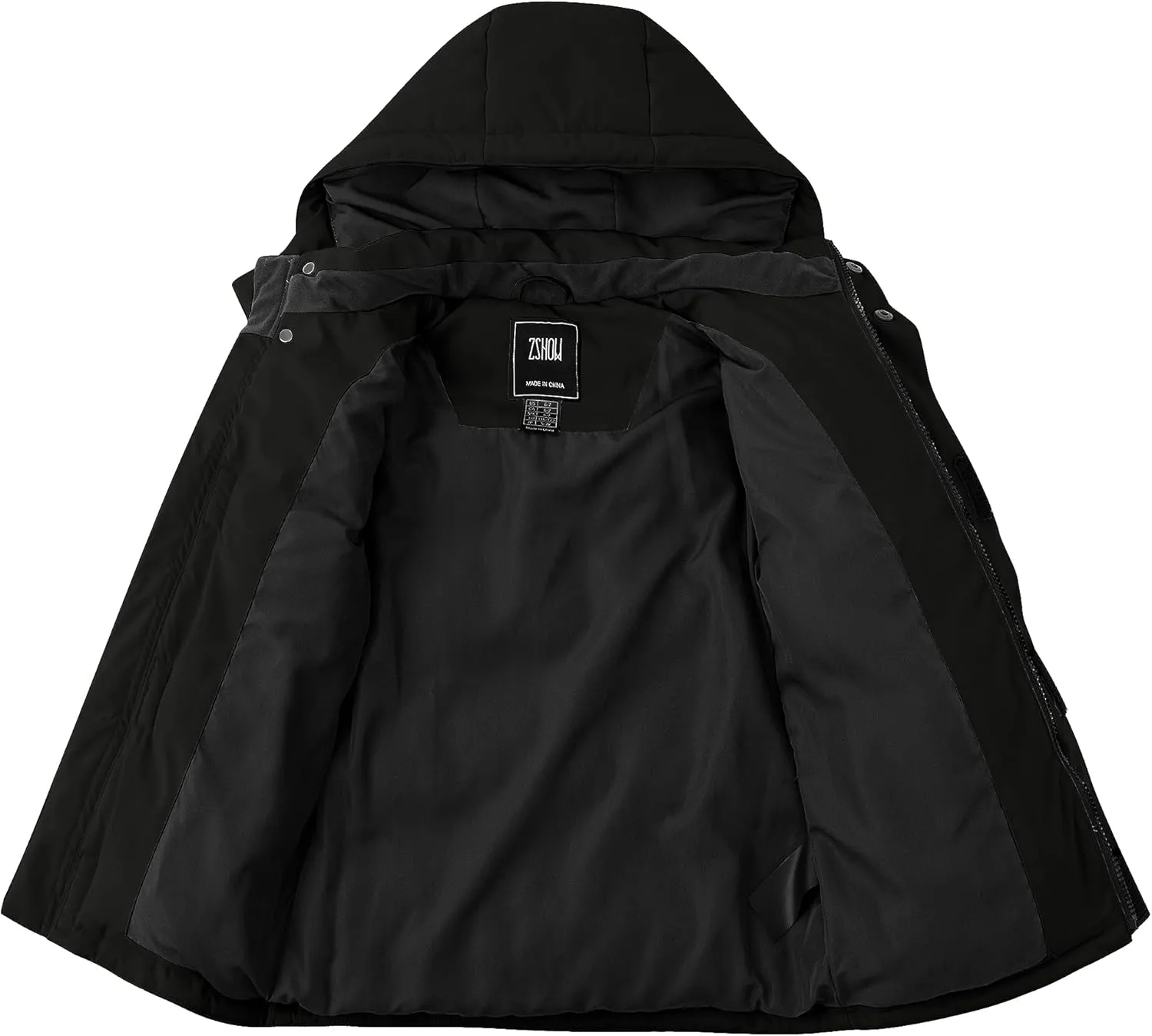 ZSHOW Girl's Winter Coats Waterproof Hooded Puffer Jacket Outerwear Winter Jacket
