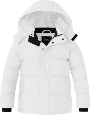 ZSHOW Girl's Winter Coats Waterproof Hooded Puffer Jacket Outerwear Winter Jacket